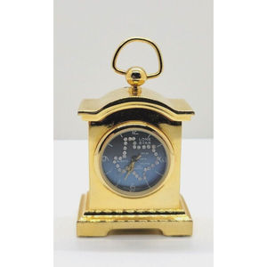 Vintage Texas Lone Star State Quartz  Miniature Clock